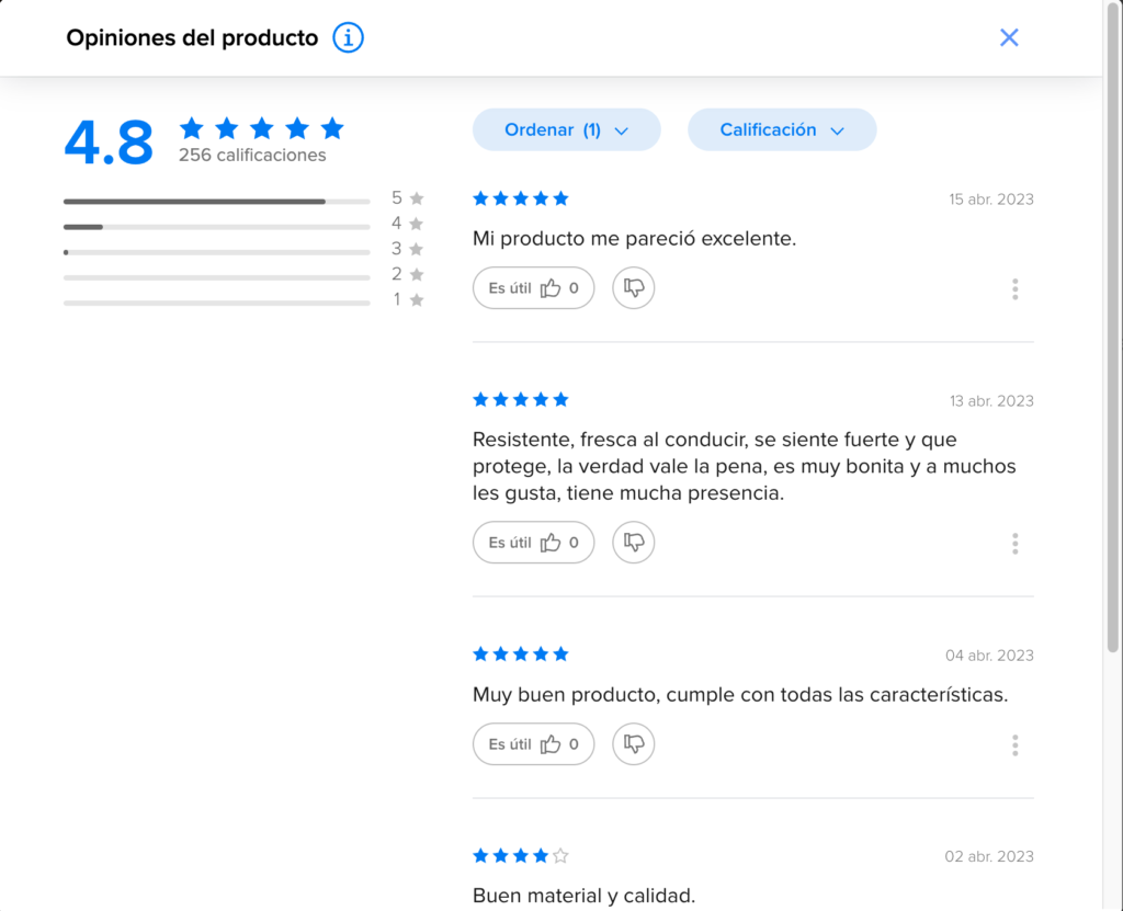 opiniones
